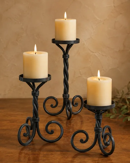 Τρίφωτο κηροπήγιο «Έλικες»